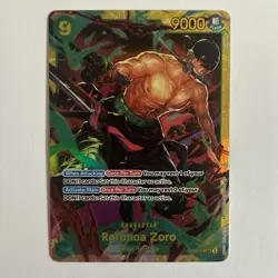 Roronoa Zoro OP06-118 SEC Reprint Secret Rare Premium Booster The Best Vol.2 NM! - Image 1