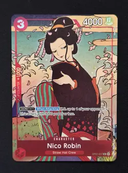 Nico Robin Card One Piece OP01-017 - 1st Anniversary Set English Version - Image 1