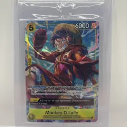 One Piece TCG Monkey.D.Luffy Illustration Box Vol.3 OP07-109 NM Foil Sealed - Image 1
