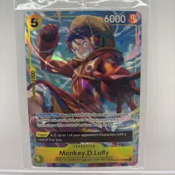 One Piece TCG Monkey.D.Luffy Illustration Box Vol.3 OP07-109 NM Foil Sealed - Image 4