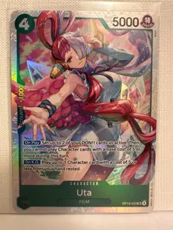 One Piece Carrying on His Will Uta Super Rare OP13-023 NM english - Image 1