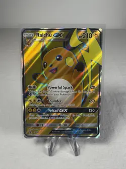 Pokemon TCG Raichu GX Full Art SM90 Black Star Promo 2017 - Image 1