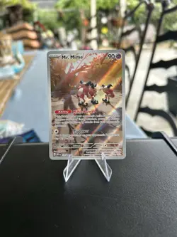 Pokemon TCG Mr. Mime 179/165 Scarlet & Violet Holo Card Illustration NM - Image 1