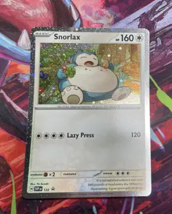 Pokemon TCG Snorlax SVP 122 Cosmos Holo Twilight Masquerade Promo NM - Image 1