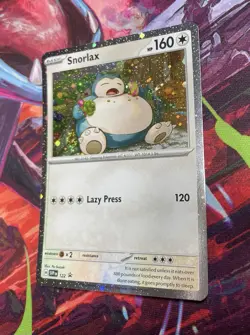 Pokemon TCG Snorlax SVP 122 Cosmos Holo Twilight Masquerade Promo NM - Image 2