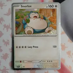 Pokemon TCG Snorlax SVP 122 Cosmos Holo Twilight Masquerade Promo NM - Image 1