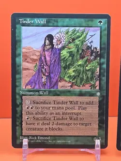 🟢🟢🟢 (4) 1995 MAGIC THE GATHERING TINDER WALL ICE AGE PLAYED 🟢🟢🟢 - Image 4