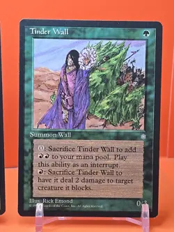 🟢🟢🟢 (4) 1995 MAGIC THE GATHERING TINDER WALL ICE AGE PLAYED 🟢🟢🟢 - Image 5