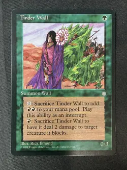 MTG Ice Age #158 Tinder Wall LP - Image 1