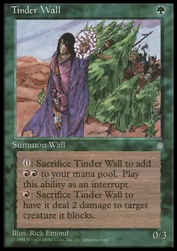 MTG Magic the Gathering Tinder Wall (270/383) Ice Age HP - Image 1