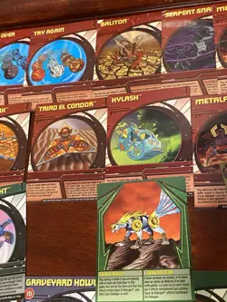 Bakugan 24-Pc LOT Battle Brawlers Cards 2008 / 2009 Ability+ Used Condition READ - Image 3