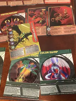 Bakugan 24-Pc LOT Battle Brawlers Cards 2008 / 2009 Ability+ Used Condition READ - Image 5