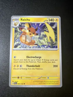 Raichu 64/193 Sv02: Paldea Evolved Regular NM Pokemon TCG Card 2023 - Image 1