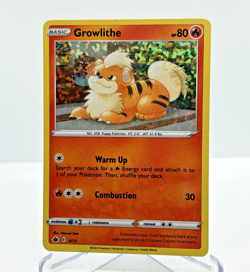 Pokemon card - Growlithe Holo - McDonalds Promo 4/15 - LP - Image 1