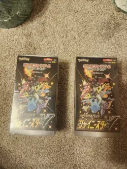 2X SHINY STAR V Pokemon Factor SEALED Booster Box (10 Japanese Packs) Cards Lot - Image 1