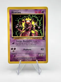 Pokemon TCG Mewtwo #14 WOTC Wizard's Black Star Promo Card - Image 1