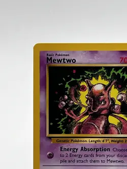 Pokemon TCG Mewtwo #14 WOTC Wizard's Black Star Promo Card - Image 3