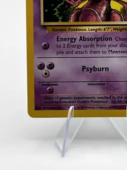 Pokemon TCG Mewtwo #14 WOTC Wizard's Black Star Promo Card - Image 4