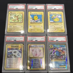Lot Of 6 PSA Graded Pokemon Cards - Image 1