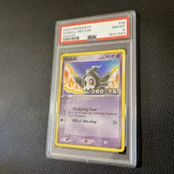 Graded PSA 8 NM-MT DUSKULL 2005 Pokemon EX Card REV FOIL #58 Deoxys - Image 2