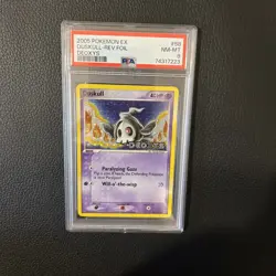 Graded PSA 8 NM-MT DUSKULL 2005 Pokemon EX Card REV FOIL #58 Deoxys - Image 5
