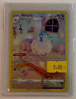 Altaria GG19/GG70 Crown Zenith Full Art Ultra Rare Holo Pokemon Card NM - Image 2