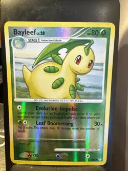 Bayleef 41/123 Reverse Holo D&P Mysterious Treasures Pokemon Card - Image 1