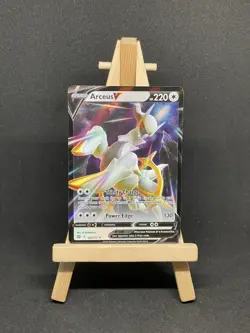 Pokemon TCG SWSH Brilliant Stars Arceus v Card 122/172 Near Mint Condition - Image 1