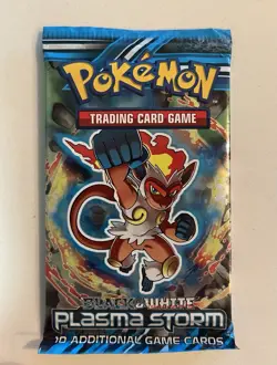 Pokemon Black & White Plasma Storm Infernape Artwork Sealed Booster Pack - Image 1
