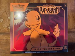 Pokemon: Scarlet & Violet 3: Obsidian Flames Elite Trainer Box - 9 Packs 820650853913 - Image 1