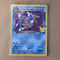 Dark Gyarados 8/82 Holo Rare 25th Anniversary Celebrations Pokemon TCG Near Mint - Image 1
