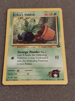 Pokemon Erikas Oddish - Lot Of 2 - Gym Challenge, Gym Heroes - Image 2