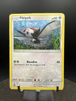 Pikipek SM07 SM Sun & Moon Black Star Promo Holo Pokemon TCG - Free Shipping - Image 1