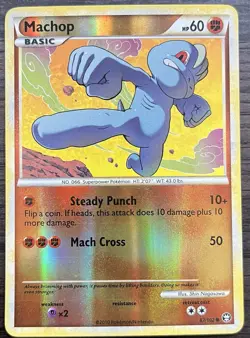 Machop 67/102 Pokemon TCG Triumphant Reverse Holo NEAR MINT NM - Image 1