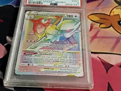 2022 Pokemon Brilliant Stars FA/Arceus VSTAR 176/172 Secret Full Art PSA 9 Mint - Image 3