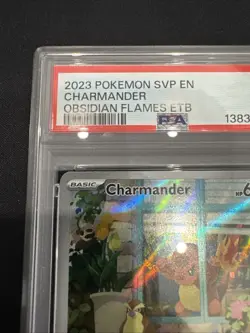2023 POKEMON SVP EN-SV BLACK STAR PROMO #044 CHARMANDER PSA 9 - Image 2