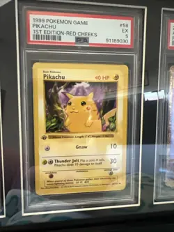 Vintage Pokemon TCG Lot - Gengar (Jap), 1st ed. Red Cheeks Pikachu, Ancient Mew - Image 3
