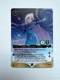 Disney Lorcana Elsa Ice Maker Non-Foil Promo DLC Challenge 6/C2 EN7 - Image 1