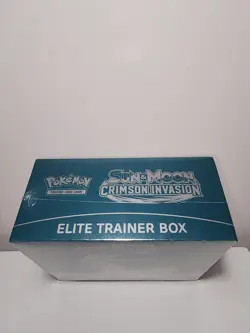 Pokemon SUN AND MOON CRIMSON INVASION Elite Trainer Box ETB New SEALED - Image 3