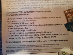 Pokemon Sun and Moon Crimson Invasion Elite Trainer Box - Image 5