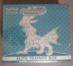 Pokemon SUN AND MOON CRIMSON INVASION Elite Trainer Box ETB New Sealed - Image 1