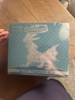 Pokemon SUN AND MOON CRIMSON INVASION Elite Trainer Box ETB New Sealed MINTY - Image 1
