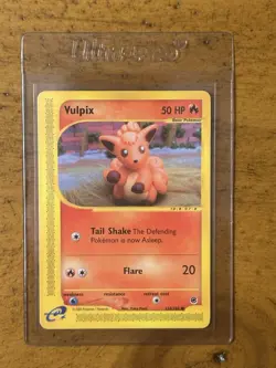 2002 Pokemon Vulpix 136/165 Expedition Set Non Holo RARE TCG WOTC VINTAGE - Image 1