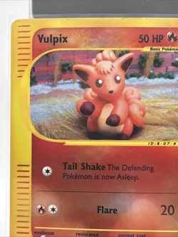 Vulpix 136/165 Expedition Base Set Reverse Holo Pokemon TCG - Image 2