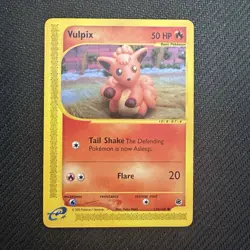 Vulpix 136/165 Expedition Non-Holo Pokemon TCG Yuka Morii - Image 1