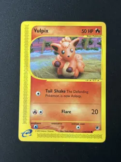Vulpix 136/165 Expedition Non-Holo Pokemon Card TCG - Image 1