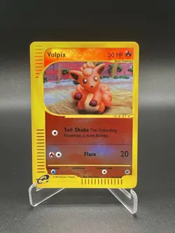 Vulpix 136/165 Reverse Holo Expedition Pokemon Card 2002 WoTC E-Reader - Image 1