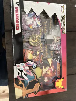 POKEMON TCG CELEBRATIONS COLLECTION V MEMORIES CHARIZARD SYLVEON SEALED BOX - Image 1