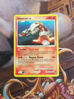Heatran Holo Rare 6/146 Diamond and Pearl - Legends Awakened Pokemon TCG - Image 1