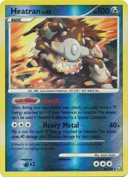 Pokemon Legends Awakened Heatran Rare Reverse Holo 30/146 - Image 1